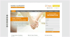 Desktop Screenshot of handsurgeonmd.com